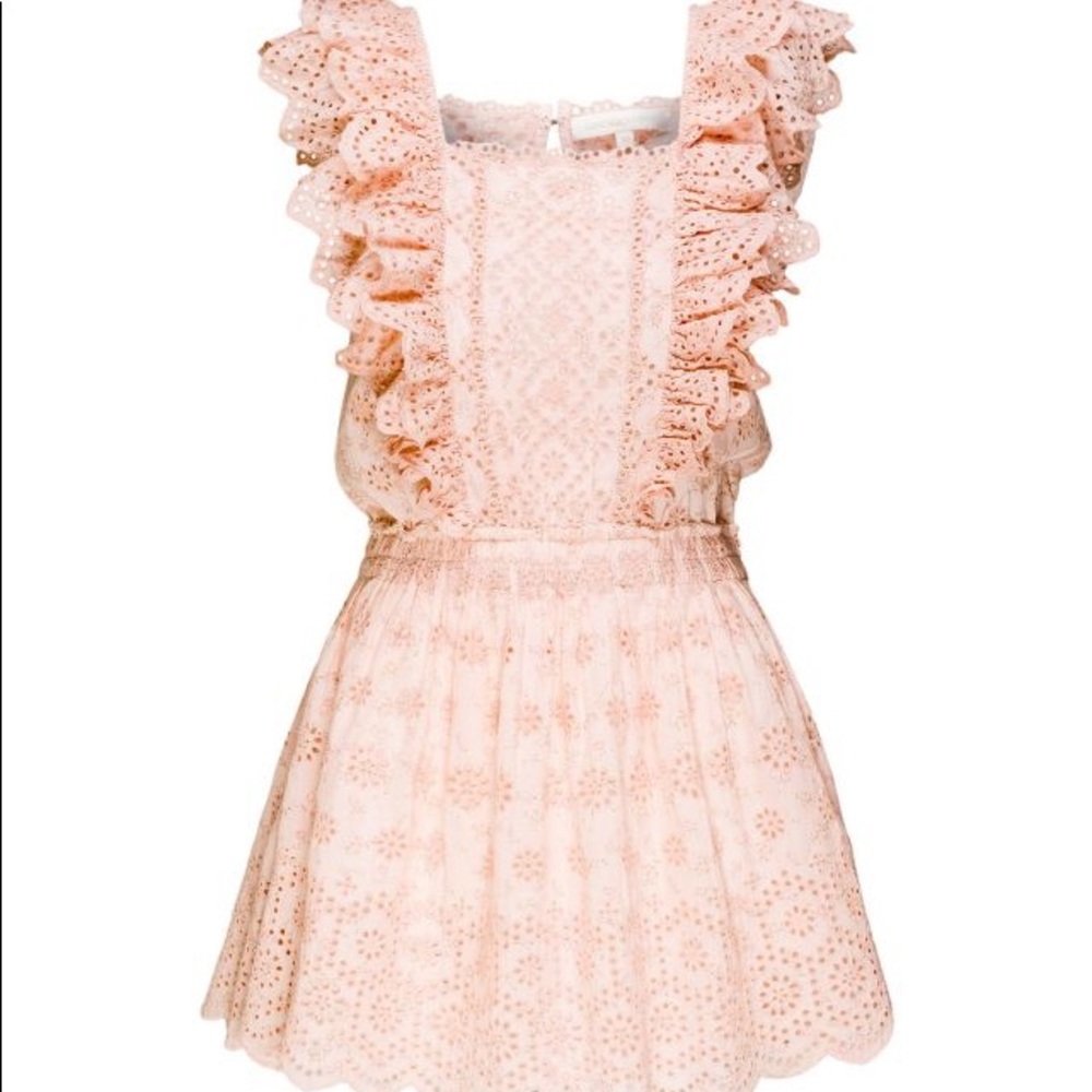 LoveShackFancy Ruffle mini dress